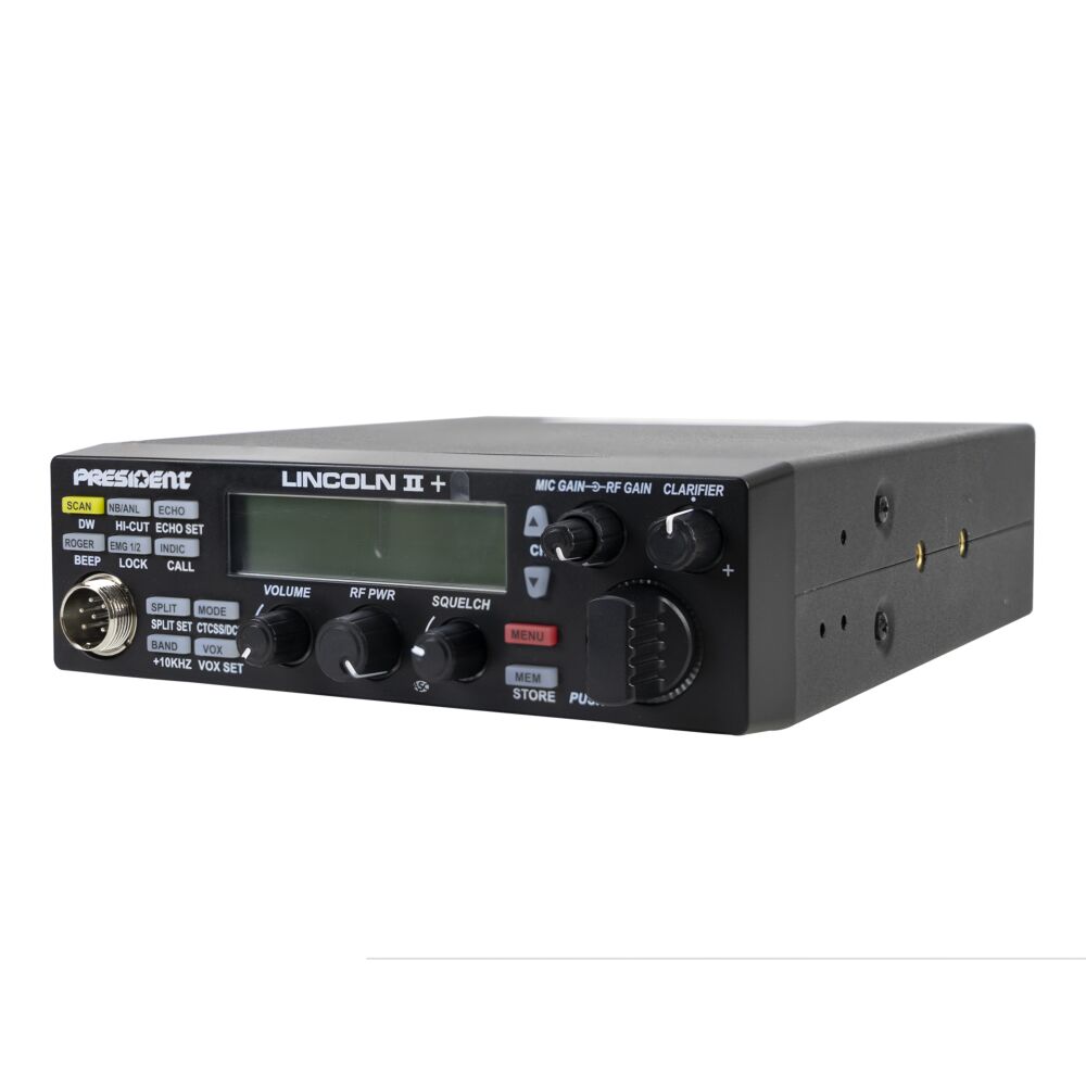 PRESIDENT LINCOLN II PLUS Emisora AM-FM-USB-LSB 28 -29 Mhz